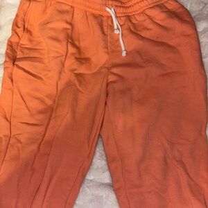 Orange Jogger Pants